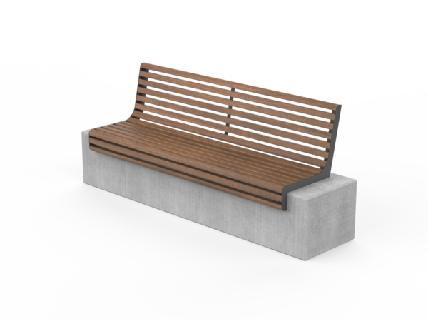 Fulco System VITA wall-mounted bench LVI295.01