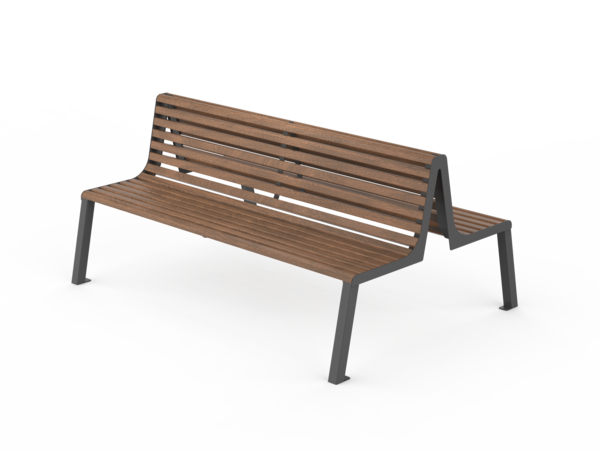 Fulco System VITA two-sided bench with backrest LVI293.01