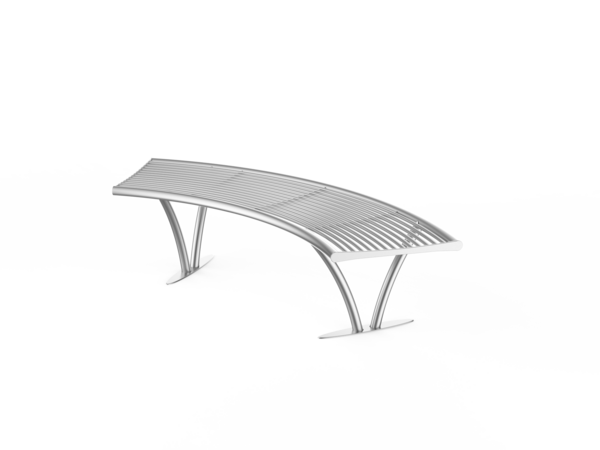 Fulco System STELLO arched bench without backrest LST015.00
