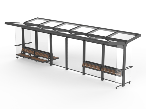 Fulco System HOCKEY two-sided bus shelter WHC281.02