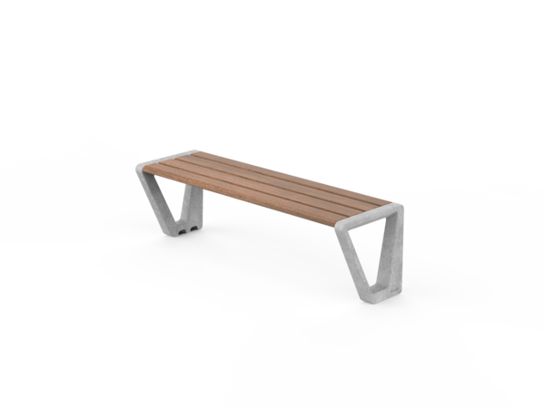 Fulco System BEVEL bench without backrest LBE140.00