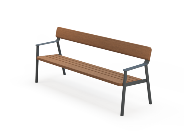 Fulco System IPI bench with backrest L.IP.14.200