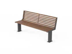 Fulco System  VITA bench with backrest LVI294.01