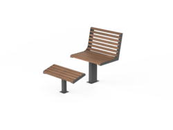 Fulco System  VITA chair with footrest LVI294.05.b