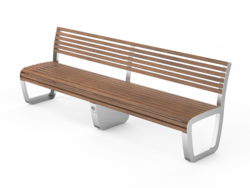 Fulco System  TRAPO smart bench with backrest LTR018.06.s