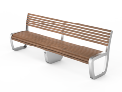 Fulco System  TRAPO smart bench with backrest LTR019.06.s