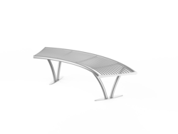 Fulco System  STELLO arched bench without backrest LST015.00