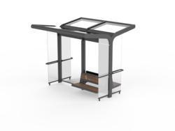 Fulco System  HOCKEY two-sided bus shelter WHC281.00