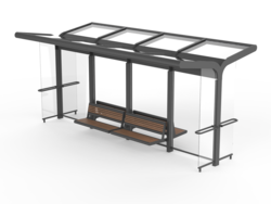 Fulco System  HOCKEY two-sided bus shelter WHC281.01