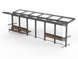 Fulco System  HOCKEY two-sided bus shelter WHC281.02